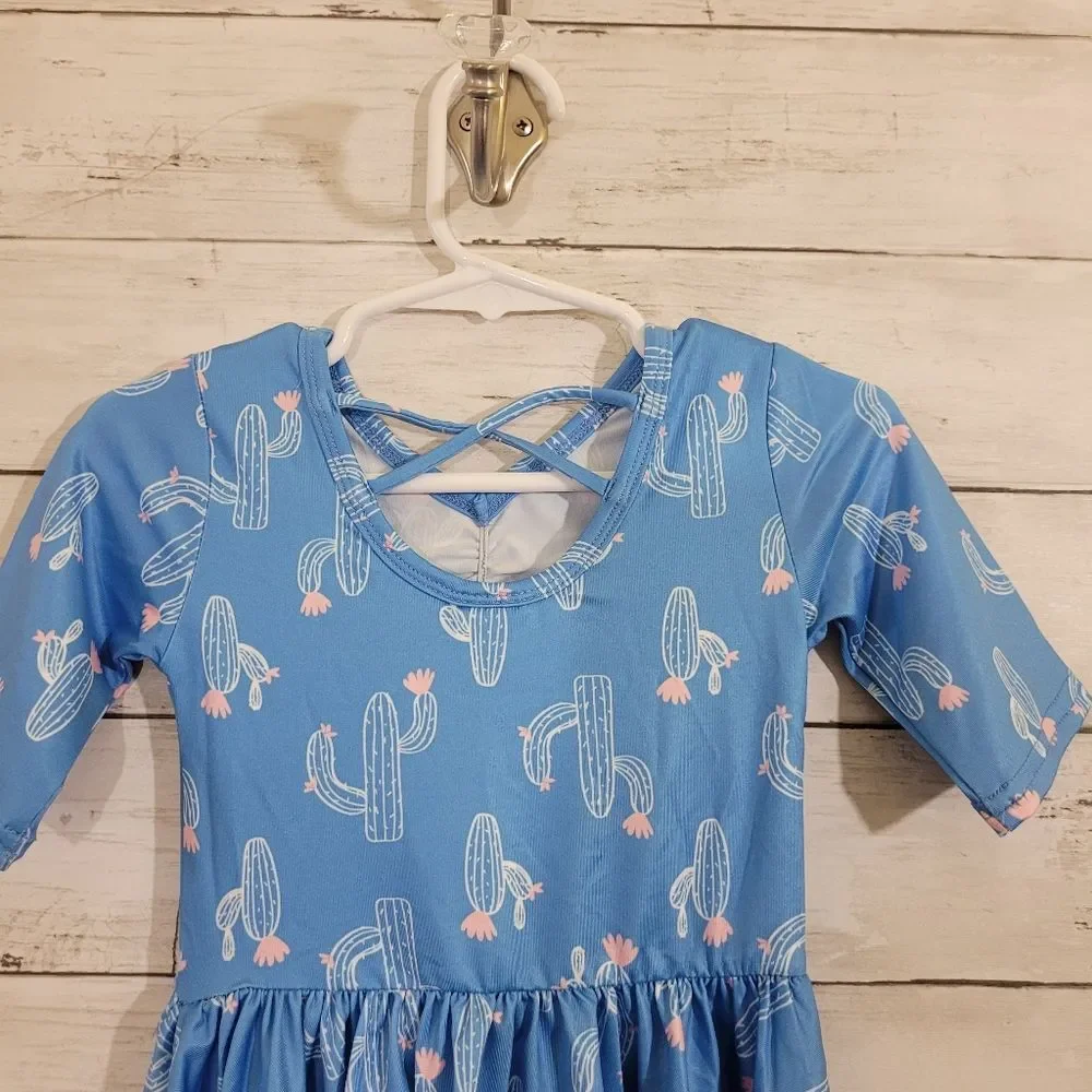 NWT‎ Dot Dot Smile Baby Girl Ballerina Style Twirl Dress Saguaro Cactus 12-24 M